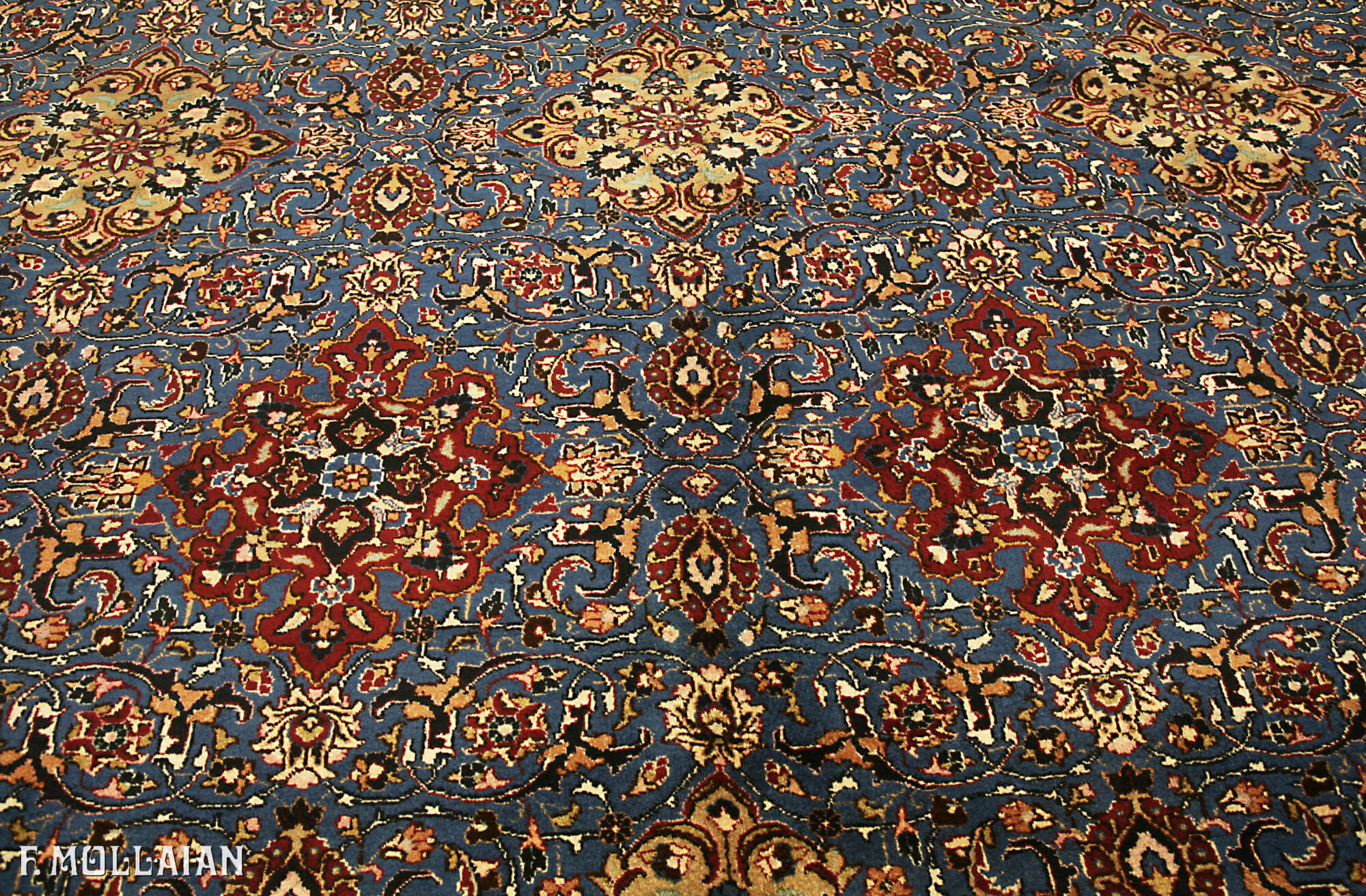 Semi-Antique Persian Mashad Carpet n°:51556854